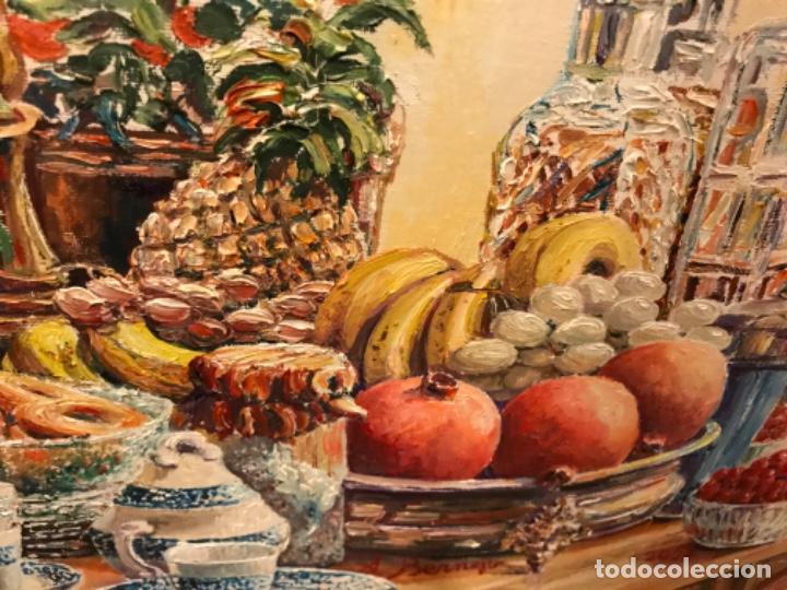 Arte: Bodeg&oacute;n &oacute;leo de A. Bernejo 2002. Firmado. - Foto 1