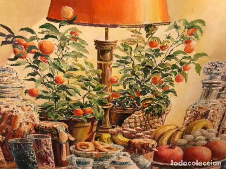 Arte: Bodeg&oacute;n &oacute;leo de A. Bernejo 2002. Firmado. - Foto 6