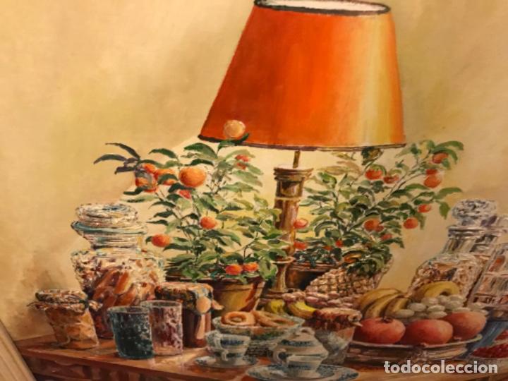 Arte: Bodeg&oacute;n &oacute;leo de A. Bernejo 2002. Firmado. - Foto 7