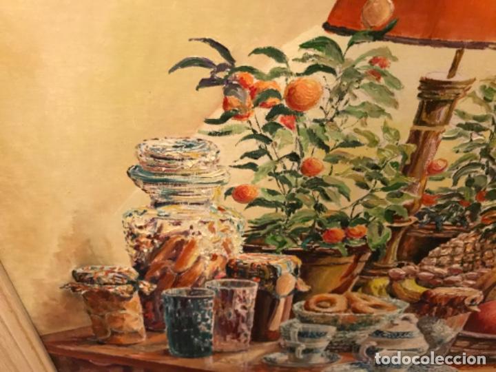 Arte: Bodeg&oacute;n &oacute;leo de A. Bernejo 2002. Firmado. - Foto 8