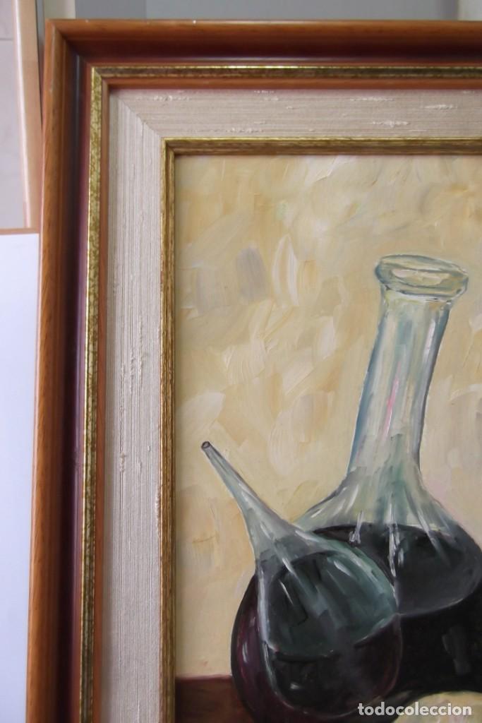 Arte: &iexcl;&iexcl; BODEGON, OLEO. Sobre Tabla. FIRMADO. !! - Foto 3