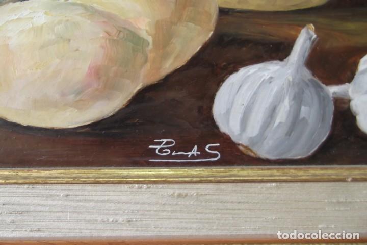Arte: &iexcl;&iexcl; BODEGON, OLEO. Sobre Tabla. FIRMADO. !! - Foto 8