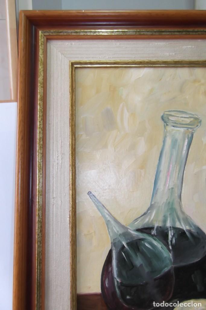 Arte: &iexcl;&iexcl; BODEGON, OLEO. Sobre Tabla. FIRMADO. !! - Foto 9
