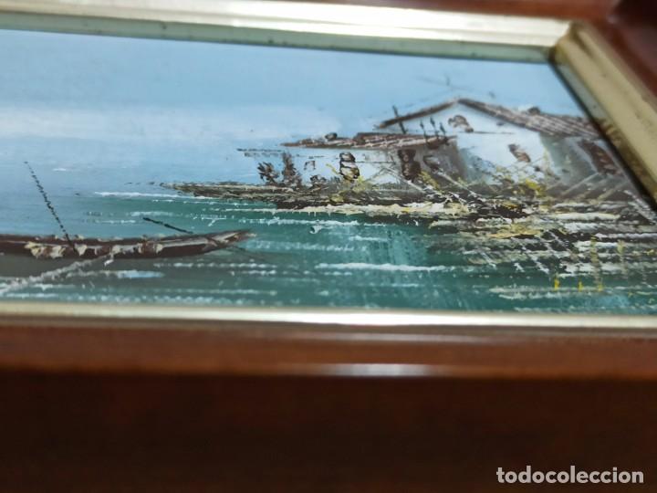 Arte: Pareja de marinas sobre tabla. - Foto 5