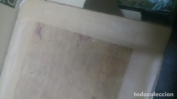 Arte: OLEO SOBRE TABLA ANTIGUO DE UN SANTO - Foto 4