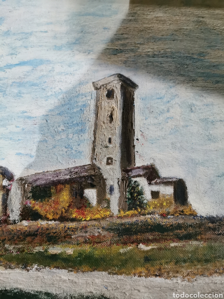 Arte: cuadro casa con torre - Foto 2