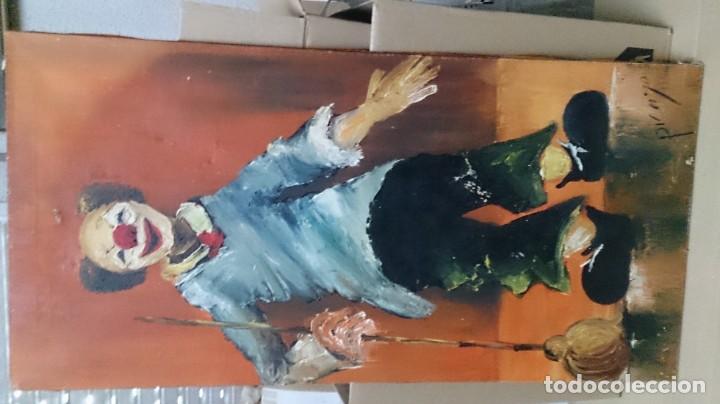 Arte: &Oacute;leo sobre lienzo ( payaso. ) - Foto 13