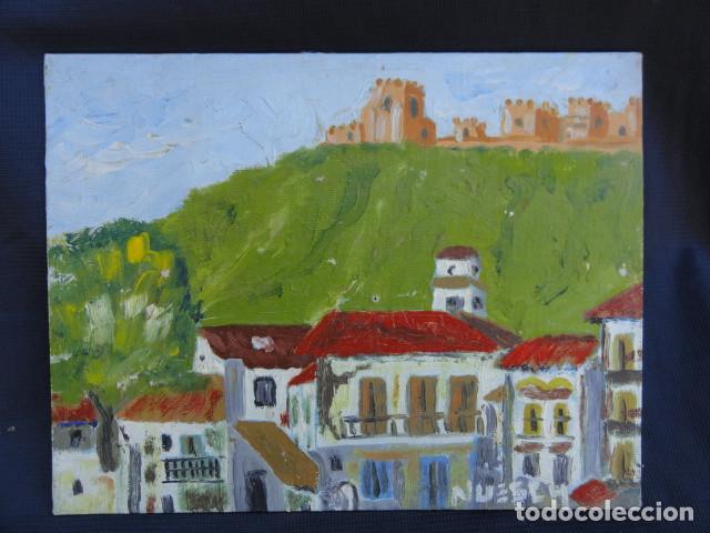 Arte: 5 PEQUE&Ntilde;OS CUADROS &Oacute;LEO SOBRE TABLEX. - Foto 3