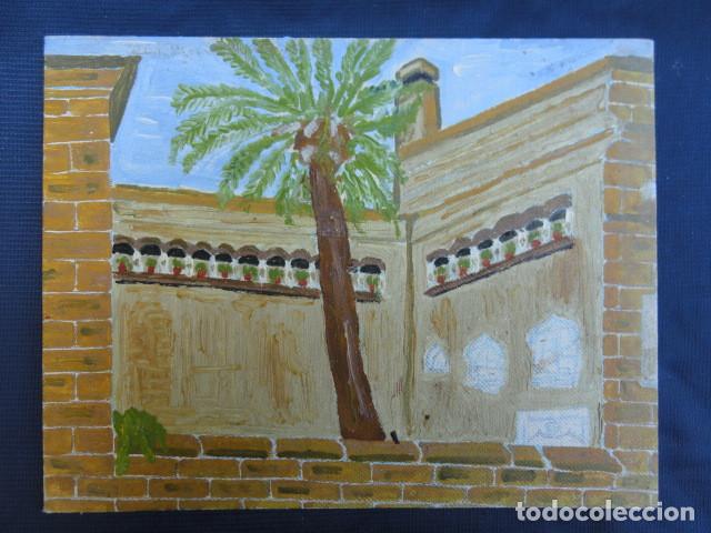 Arte: 5 PEQUE&Ntilde;OS CUADROS &Oacute;LEO SOBRE TABLEX. - Foto 6