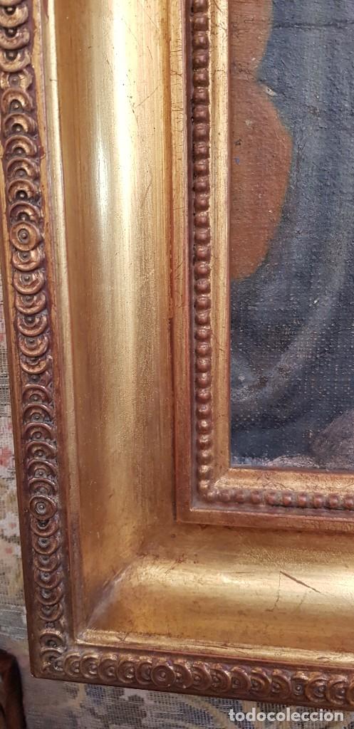 Arte: Santo orando. &Oacute;leo/Lienzo - Foto 3