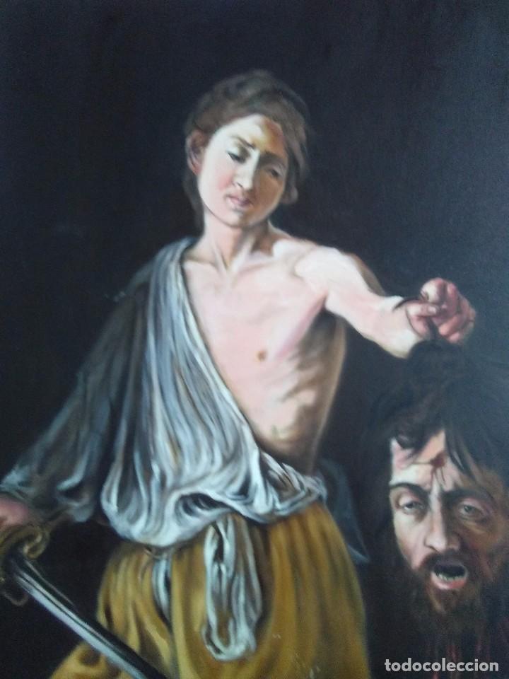 Arte: David / copia de Caravaggio / O/L - Foto 1