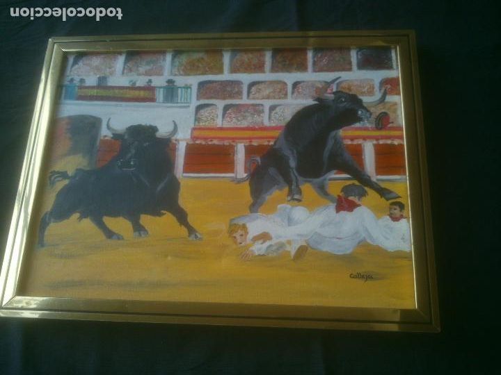 Arte: ORIGINAL SAN FERMIN CALLEJA. - Foto 2