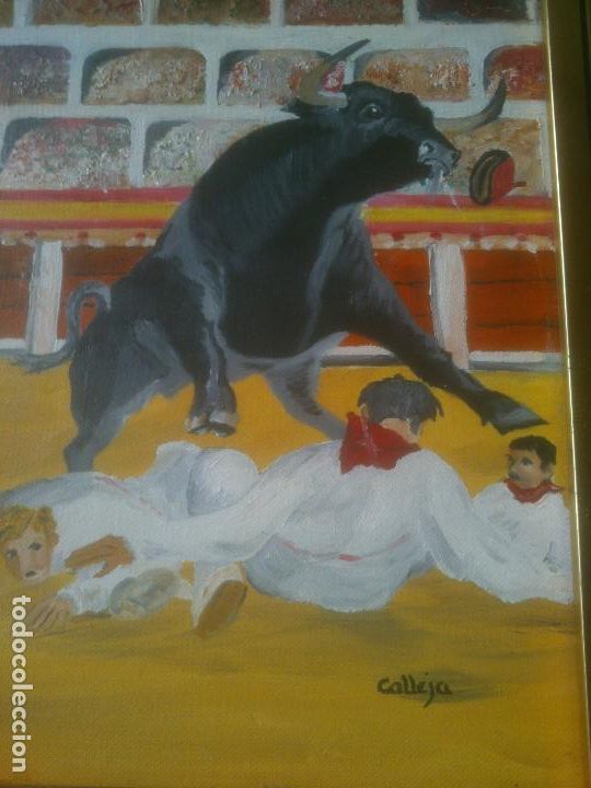 Arte: ORIGINAL SAN FERMIN CALLEJA. - Foto 4