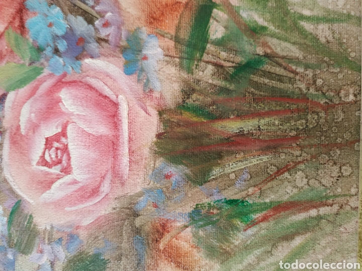 Arte: Cuadro al oleo flores - Foto 4