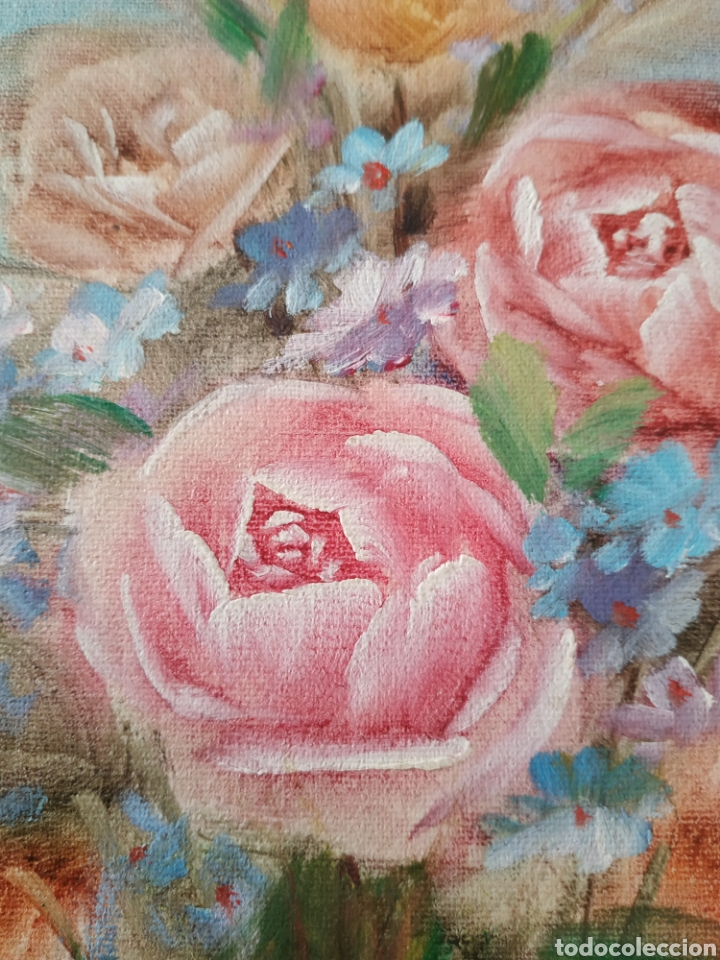 Arte: Cuadro al oleo flores - Foto 6