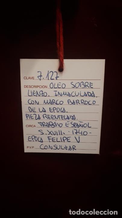 Arte: INMACULADA SIGLO XVIII. - Foto 4
