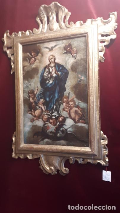 Arte: INMACULADA SIGLO XVIII. - Foto 5