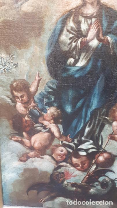 Arte: INMACULADA SIGLO XVIII. - Foto 13