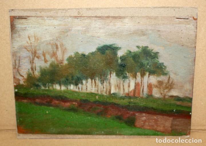 Arte: ANONIMO. OLEO SOBRE TABLA. PAISAJE - Foto 1