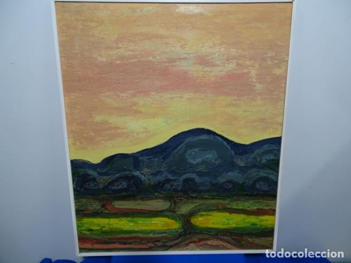 Arte: Excelente &oacute;leo sobre tela de virxilio fernandez ca&ntilde;edo.1972.