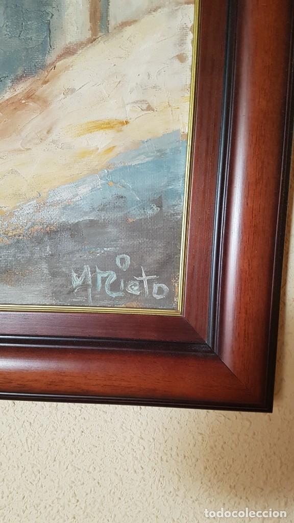 Arte: Cuadro &oacute;leo de Manuel Nieto CASAS DE CAZORLA - Foto 2