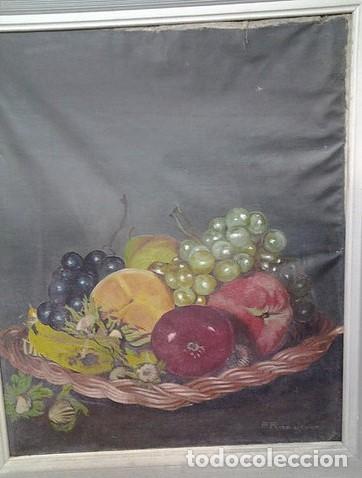 Arte: P. PEREZ JOVER. Oleo/Lienzo...bodegon..firmado