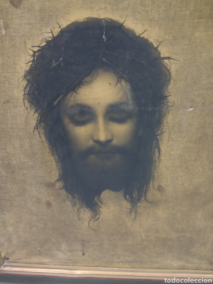 Arte: An&oacute;nimo SXIX.&rdquo;Jes&uacute;s Christus&rdquo;. - Foto 2