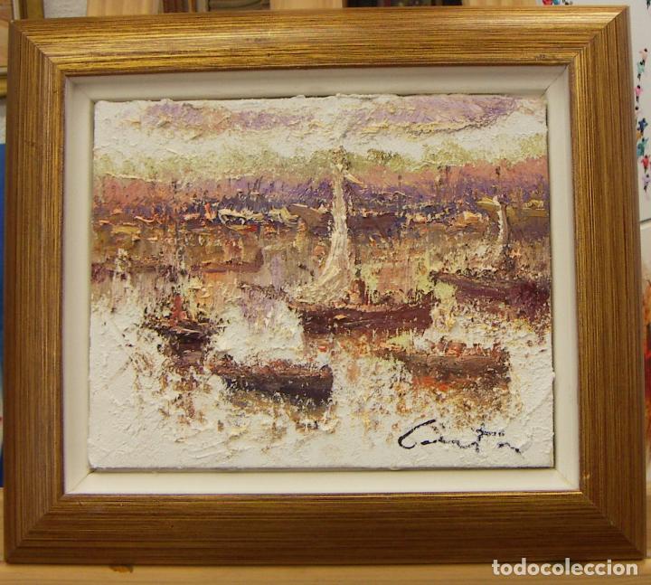Arte: Oleo con marco firmado - Foto 1