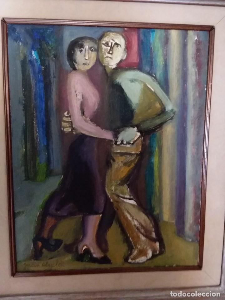 Arte: Oleo Juan Alcalde titulado Tango - Foto 4