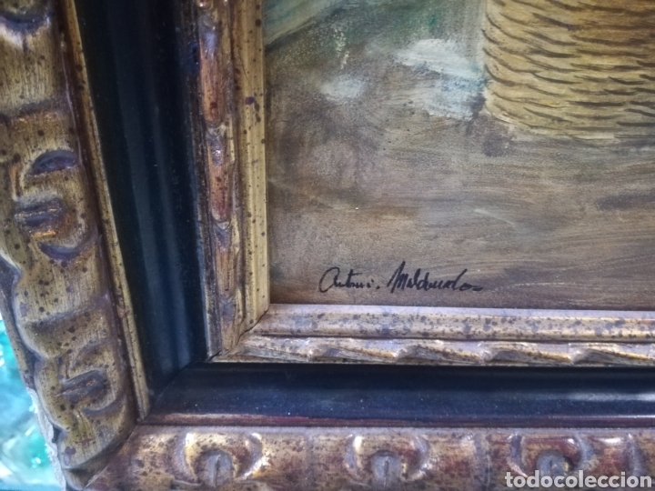 Arte: &Oacute;leo sobre tabla a&ntilde;os 50 - Foto 2