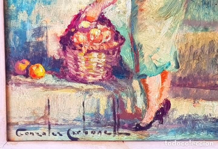 Arte: OLEO SOBRE TABLEX DE ROSEND GONZALEZ CARBONELL - Foto 2