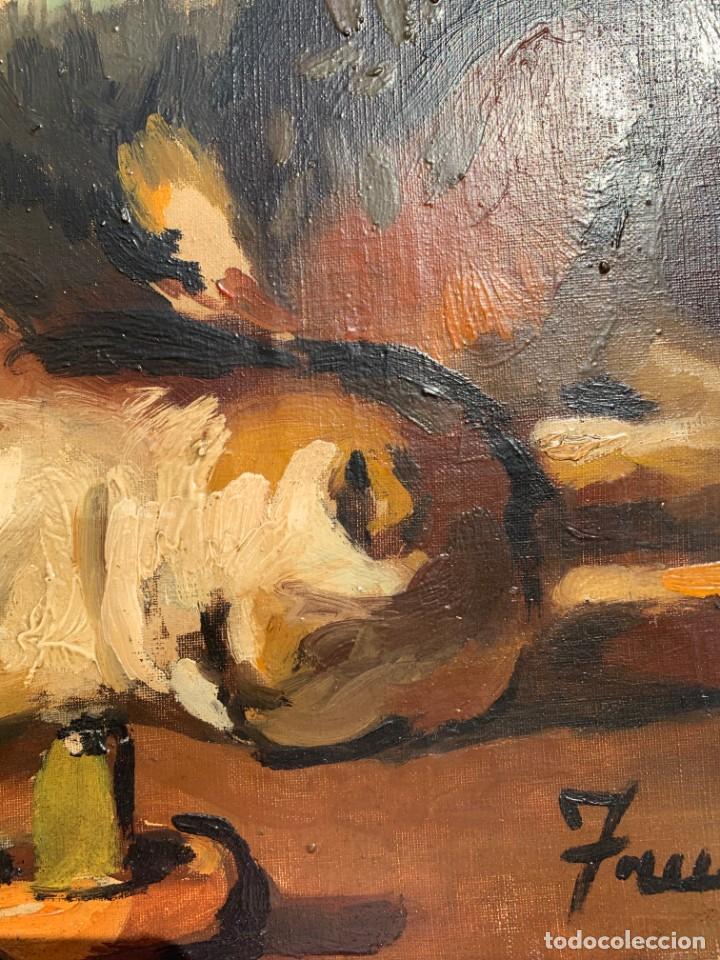 Arte: JOSEP TRUCO PRAT * BODEGON DE CAZA - Foto 5
