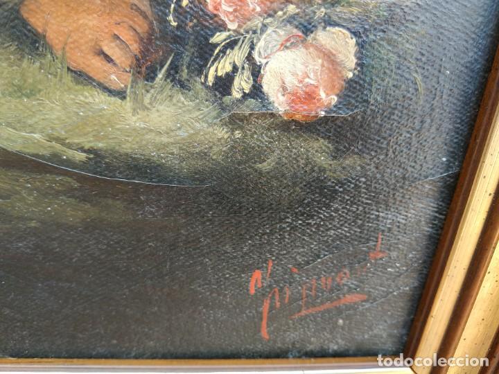 Arte: Cuadro de escuela francesa siglo XIX. - Foto 5