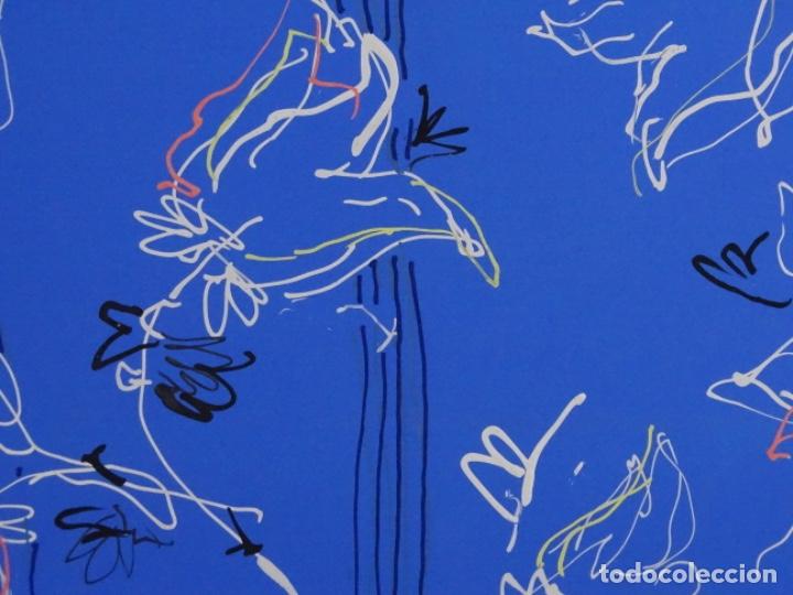 Arte: &Oacute;leo sobre papel. dessing claude, paris. - Foto 5