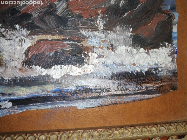 Arte: Oleo sobre tabla del reconocido pintor canario Enrique Sánchez - Foto 2 - 217643580