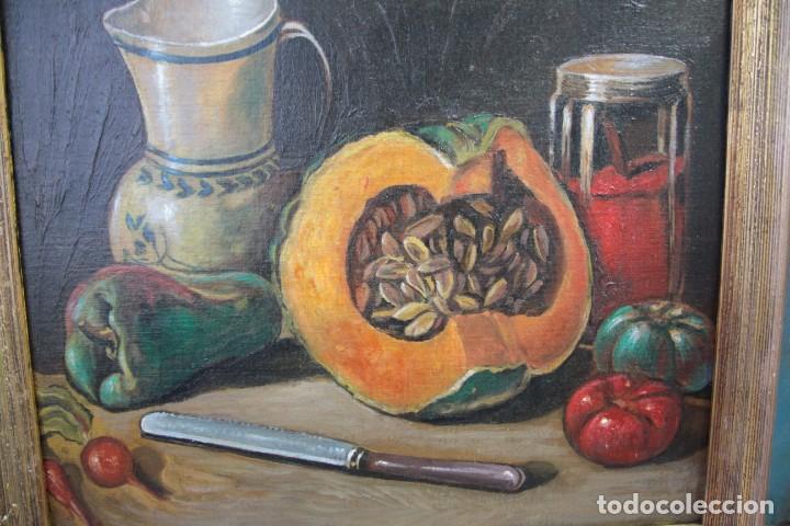 Arte: BONITO Y ANTIGUO BODEGON RUSTICO - Foto 6