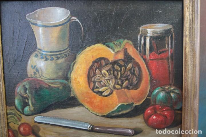 Arte: BONITO Y ANTIGUO BODEGON RUSTICO - Foto 7