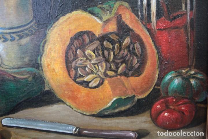 Arte: BONITO Y ANTIGUO BODEGON RUSTICO - Foto 8