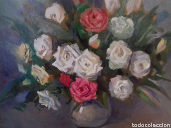 Arte: Bodeg&oacute;n rosas de colores - Foto 1