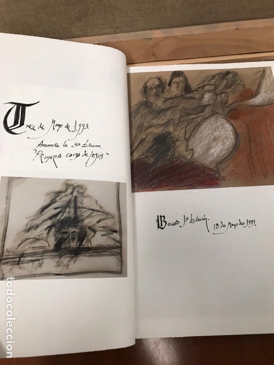 Arte: &Oacute;leo moises Rojas v&iacute;a crucis con libro - Foto 11