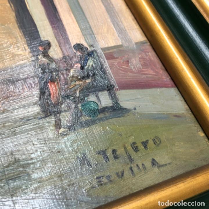 Arte: &Oacute;leo sobre tablex de Manuel Tejero, 33x25cm - Foto 2