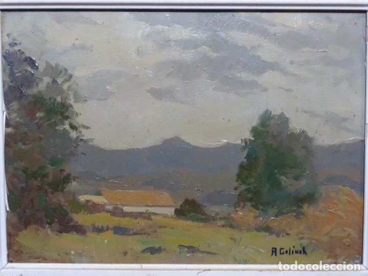 Arte: &Oacute;LEO SOBRE TABLEX DE &Aacute;NGEL CODINACH (OLOT 1922-1995). - Foto 1