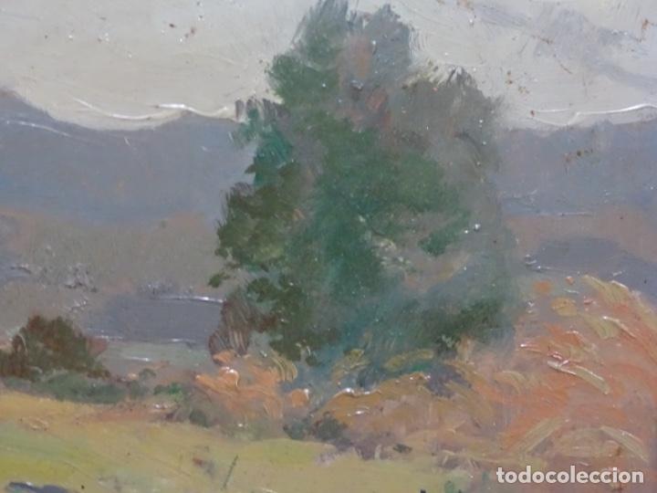 Arte: &Oacute;LEO SOBRE TABLEX DE &Aacute;NGEL CODINACH (OLOT 1922-1995). - Foto 4