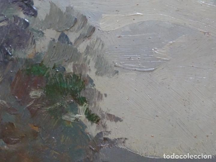 Arte: &Oacute;LEO SOBRE TABLEX DE &Aacute;NGEL CODINACH (OLOT 1922-1995). - Foto 6