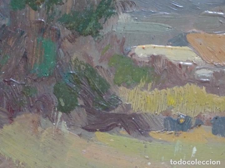 Arte: &Oacute;LEO SOBRE TABLEX DE &Aacute;NGEL CODINACH (OLOT 1922-1995). - Foto 7