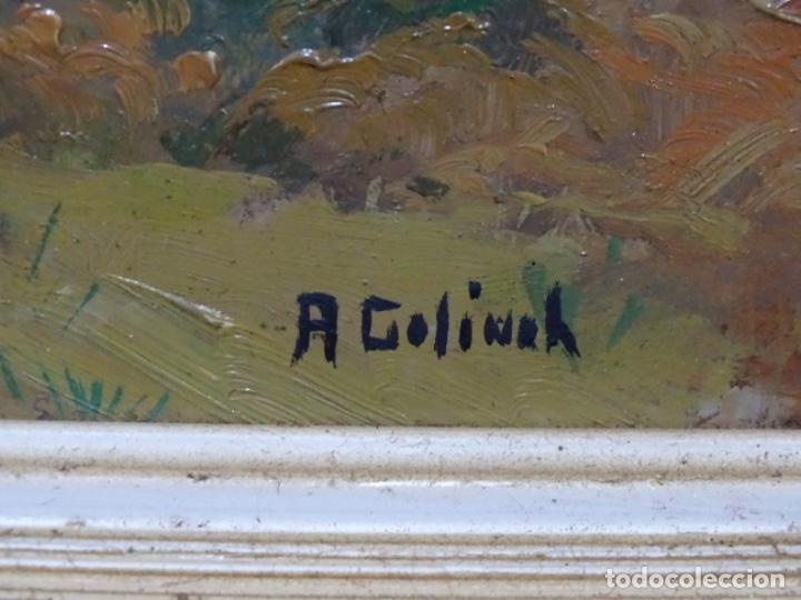 Arte: &Oacute;LEO SOBRE TABLEX DE &Aacute;NGEL CODINACH (OLOT 1922-1995). - Foto 11