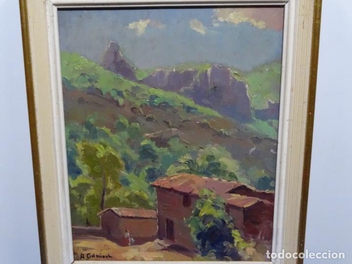 Arte: &Oacute;LEO SOBRE TABLEX DE &Aacute;NGEL CODINACH (OLOT 1922-1995). - Foto 1