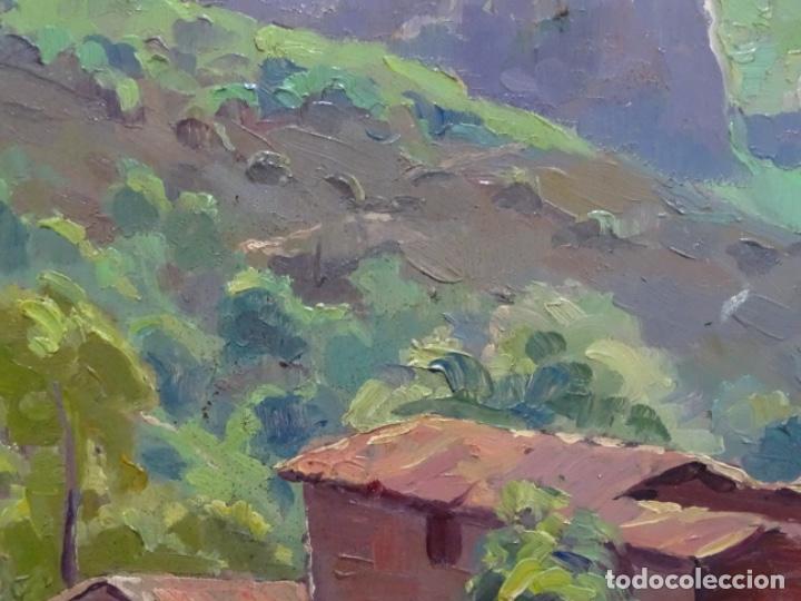 Arte: &Oacute;LEO SOBRE TABLEX DE &Aacute;NGEL CODINACH (OLOT 1922-1995). - Foto 5
