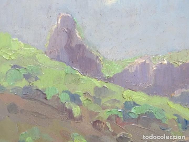 Arte: &Oacute;LEO SOBRE TABLEX DE &Aacute;NGEL CODINACH (OLOT 1922-1995). - Foto 8