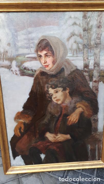 Arte: &Oacute;LEO SOBRE TABLA. - Foto 1